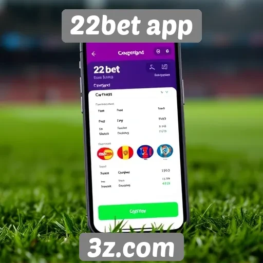 Plataforma 22bet app oferece recursos para apostadores